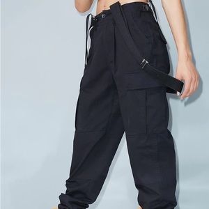 BNWOT Poster Girl Suspender Cargo Pants - XS